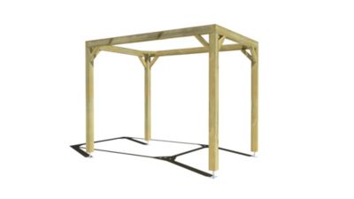 Pergola bois - 2m x 3m - indépendante - cadre simple - livraison comprise