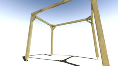 Pergola bois - 2m x 3m - indépendante - cadre simple - livraison comprise