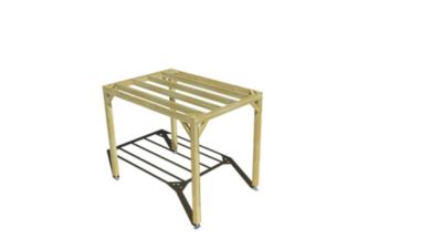 Pergola bois - 2m x 3m - indépendante - sens profondeur - livraison comprise