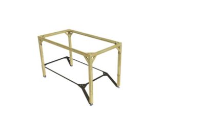 Pergola bois - 2m x 4m - indépendante - cadre simple - livraison comprise