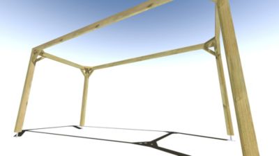 Pergola bois - 2m x 5m - indépendante - cadre simple - livraison comprise