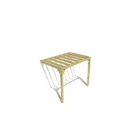 Pergola bois - 3m x 2m - adossée - sens profondeur - livraison comprise