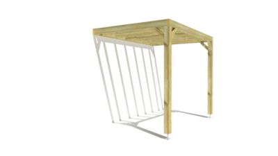 Pergola bois - 3m x 2m - adossée - sens profondeur - livraison comprise