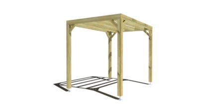 Pergola bois - 3m x 2m - indépendante - sens largeur - livraison comprise