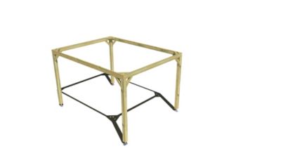 Pergola bois - 3m x 4m - indépendante - cadre simple - livraison comprise