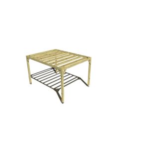 Pergola bois - 3m x 4m - indépendante - sens largeur - livraison comprise