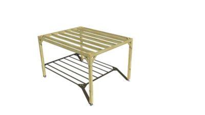 Pergola bois - 3m x 4m - indépendante - sens profondeur - livraison comprise