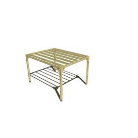 Pergola bois - 3m x 4m - indépendante - sens profondeur - livraison comprise