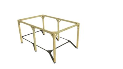 Pergola bois - 3m x 5m - indépendante - cadre simple - livraison comprise