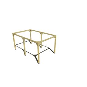 Pergola bois - 3m x 5m - indépendante - cadre simple - livraison comprise