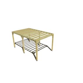 Pergola bois - 3m x 5m - indépendante - sens largeur - livraison comprise