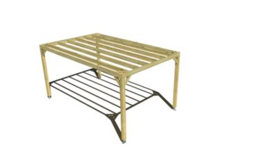 Pergola bois - 3m x 5m - indépendante - sens profondeur - livraison comprise