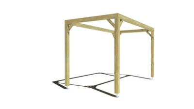 Pergola bois - 4m x 2m - indépendante - cadre simple - livraison comprise