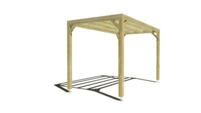 Pergola bois - 4m x 2m - indépendante - sens largeur - livraison comprise