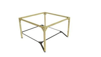 Pergola bois - 4m x 4m - indépendante - cadre simple - livraison comprise