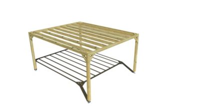 Pergola bois - 4m x 5m - indépendante - sens profondeur - livraison comprise