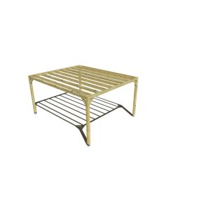 Pergola bois - 4m x 5m - indépendante - sens profondeur - livraison comprise