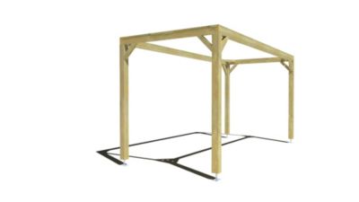 Pergola bois - 5m x 2m - indépendante - cadre simple - livraison comprise