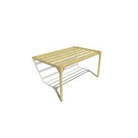 Pergola bois - 5m x 3m - adossée - sens largeur - livraison comprise