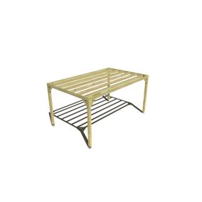 Pergola bois - 5m x 3m - indépendante - sens largeur - livraison comprise