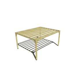 Pergola bois - 5m x 4m - indépendante - sens largeur - livraison comprise