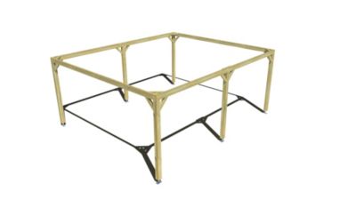 Pergola bois - 6m x 5m - indépendante - cadre simple - livraison comprise