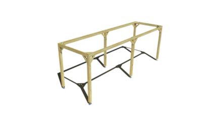 Pergola bois - 7m x 2m - indépendante - cadre simple - livraison comprise