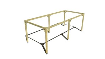 Pergola bois - 7m x 3m - indépendante - cadre simple - livraison comprise