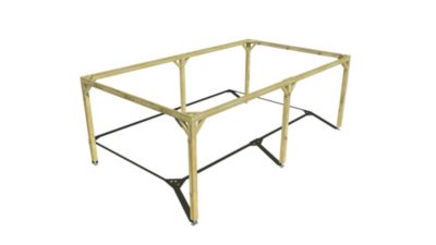 Pergola bois - 7m x 4m - indépendante - cadre simple - livraison comprise