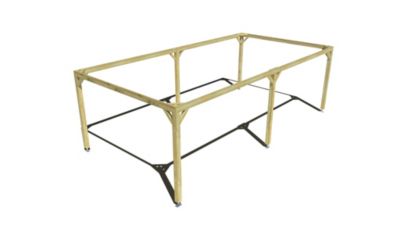 Pergola bois - 8m x 4m - indépendante - cadre simple - livraison comprise