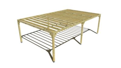 Pergola bois - 8m x 5m - indépendante - sens profondeur - livraison comprise