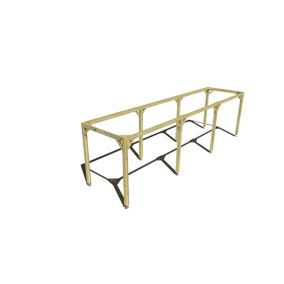 Pergola bois - 9m x 2m - indépendante - cadre simple - livraison comprise