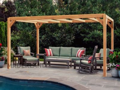 Pergola bois LILLE  500x300 cm  très résistant  lamellé-collé