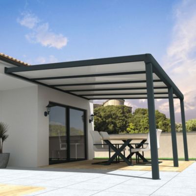 Pergola isotoit CLASSIC Gris anthracite 6,19x3,00m