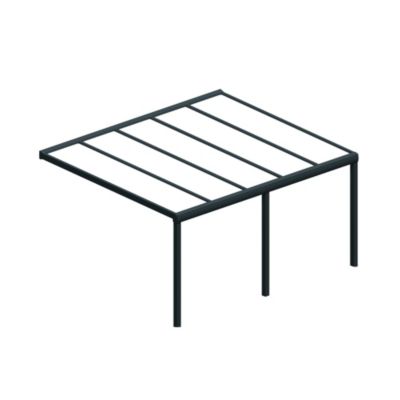 Pergola isotoit CLASSIC Gris anthracite 6,19x3,00m