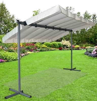 Pergola marquise autoportante manuelle acier Habrita PER2535M 3,60 x 2,50 m