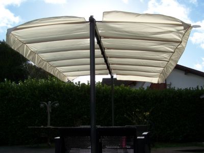 Pergola marquise autoportante manuelle acier Habrita PER2535M 3,60 x 2,50 m