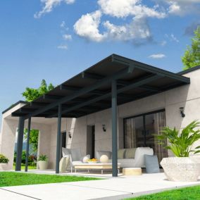 Pergola solaire POWER Gris anthracite 5,730x3,494m 4000W