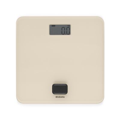 Pèse-personne digital LCD sans piles, beige, Brabantia ReNew