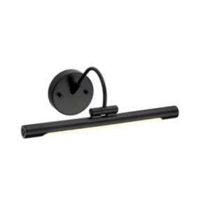 Petite applique LED pour tableau Alton 1 lumière - Noir