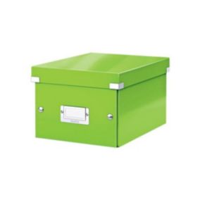 Petite Boîte de rangement en Carton A5+ avec couvercle - Vert