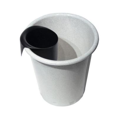 Petite poubelle à déchets ronde 2 litres