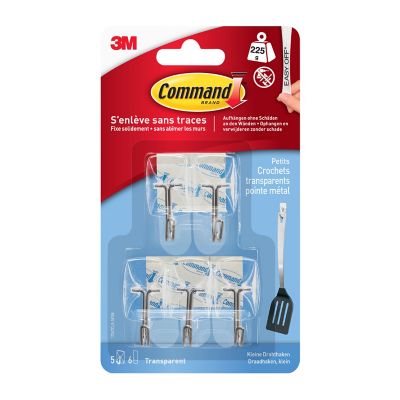 Lot De 200 Languettes Adhésives Transparentes à Suspendre, Trou Fendu, Languettes Adhésives Pour Le Bureau, La Maison, L'affichage Au Détail (4 Cm × 3,6 Cm - 9