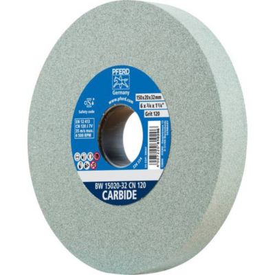 PFERD BW 15020-32 CN 120 Meule abrasive CARBIDE 150 mm pour touret, 1 pc