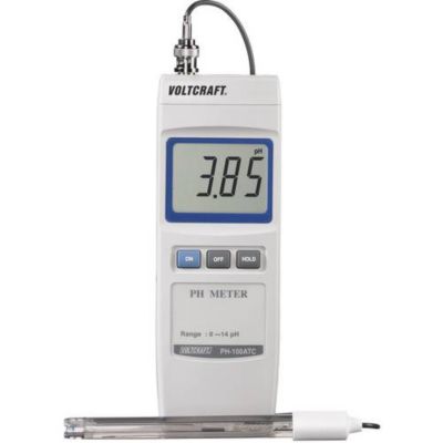 pH-mètre numérique VOLTCRAFT PH-100 ATC - mesure 0 à 14 pH, ATC, étalonnage 2 points