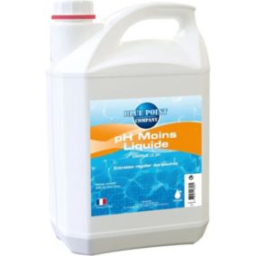 Ph Moins Liquide 5L Piscine, Traitement Ph, Permet de baisser Rapidement Le Ph de l'eau