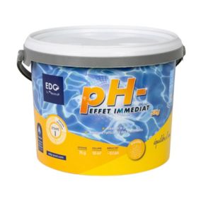 Ph Moins Piscine - Baisse Le Ph - Confort De Baignade Et Efficacité De Traitement - Haute Concentration - Poudre - Seau 5 kg - Edg