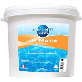 Ph Moins Piscine Poudre 5KG, Permet de baisser Rapidement Le Ph de l'eau