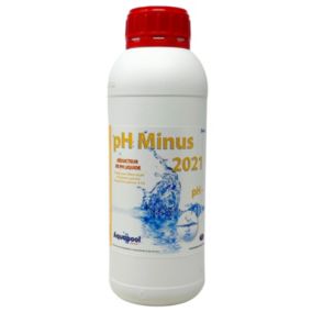 Ph Moins Piscine, Traitement Ph pour piscine / Ph- Liquide Bidon 5L, Permet de baisser rapidement le Ph 1L