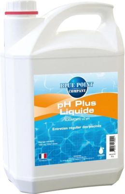 Ph Plus Liquide 5L Piscine, Traitement Ph, Permet Augmenter Rapidement Le Ph